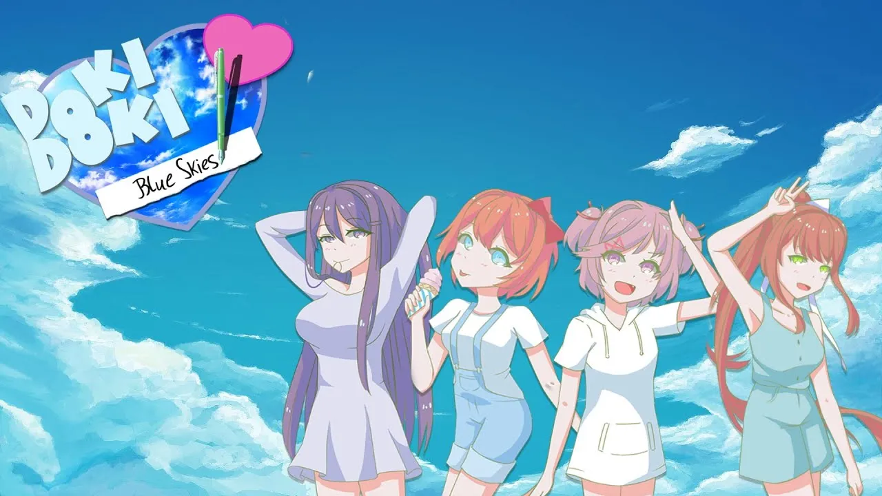 Portada de Doki Doki Blue Skies